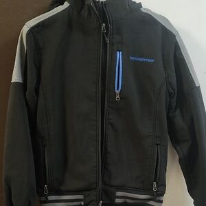 Weatherproof Kids Charcoal and Light Gray Puffer Jacket